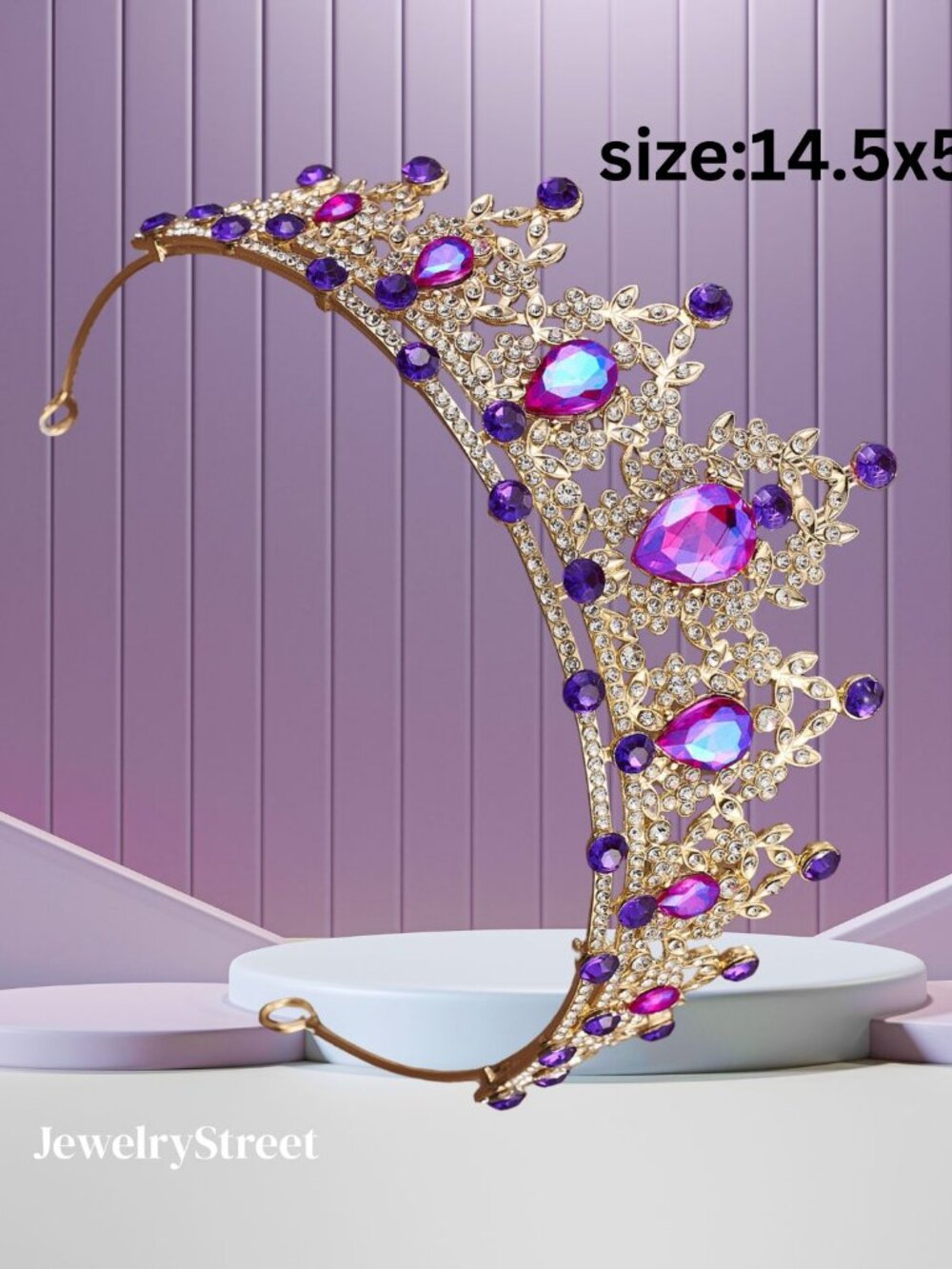 Tiara Crown for Women, Headband Hair Accessories for Birthday Wedding Party